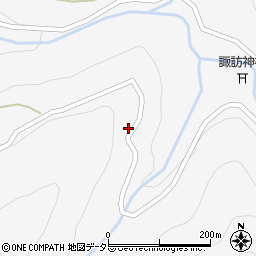 静岡県浜松市天竜区佐久間町相月299周辺の地図