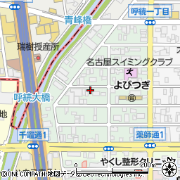 ラッキーパーキング汐田町駐車場周辺の地図