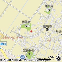 滋賀県野洲市比留田896-2周辺の地図