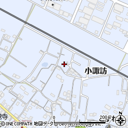 静岡県沼津市小諏訪96-3周辺の地図