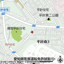 愛知県名古屋市天白区平針南周辺の地図