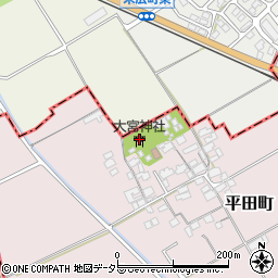 滋賀県東近江市平田町503周辺の地図