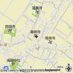 善明寺周辺の地図