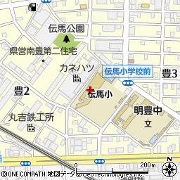 名古屋市立伝馬小学校　トワイライトスクール周辺の地図