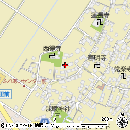 滋賀県野洲市比留田897周辺の地図