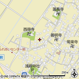 滋賀県野洲市比留田896-1周辺の地図