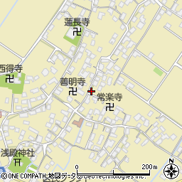 滋賀県野洲市比留田627-1周辺の地図