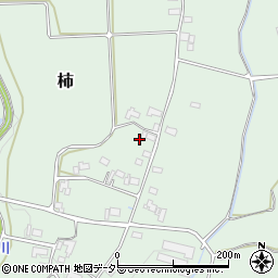 岡山県勝田郡奈義町柿852周辺の地図