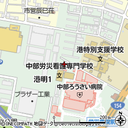 職員宿舎周辺の地図