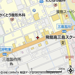 静岡県三島市南町11-24周辺の地図