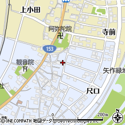 愛知県豊田市越戸町松葉12周辺の地図