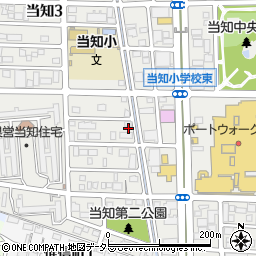 愛知県名古屋市港区当知3丁目2202周辺の地図