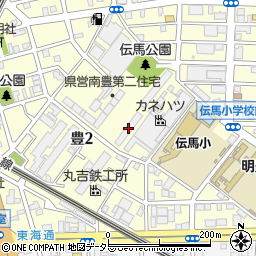 県営南豊住宅周辺の地図