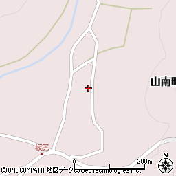 兵庫県丹波市山南町坂尻162周辺の地図