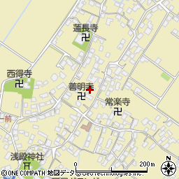 滋賀県野洲市比留田652-2周辺の地図
