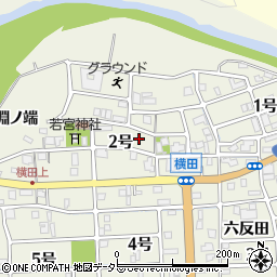 京都府南丹市園部町横田２号周辺の地図