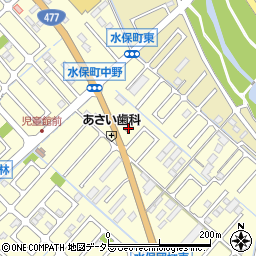 滋賀スバル自動車カースポット守山周辺の地図