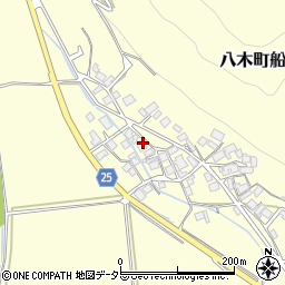 京都府南丹市八木町船枝里ノ内周辺の地図