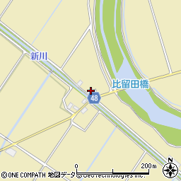 滋賀県野洲市比留田2010周辺の地図