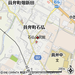 三重県いなべ市員弁町石仏714-5周辺の地図