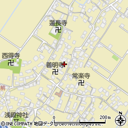滋賀県野洲市比留田651-1周辺の地図