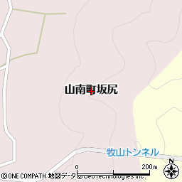 兵庫県丹波市山南町坂尻周辺の地図