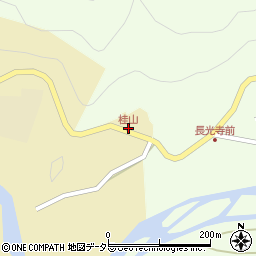 桂山周辺の地図