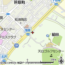 愛知県名古屋市天白区天白町大字野並笹原周辺の地図