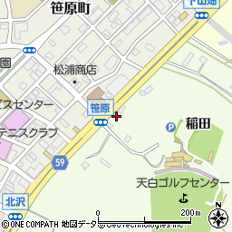 愛知県名古屋市天白区天白町大字野並（笹原）周辺の地図