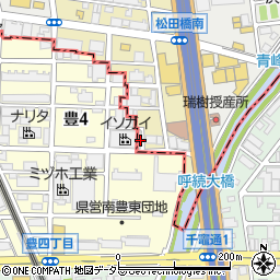 愛知県名古屋市瑞穂区明前町21周辺の地図