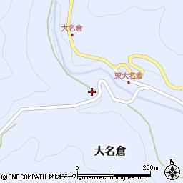 愛知県北設楽郡設楽町大名倉沢入周辺の地図
