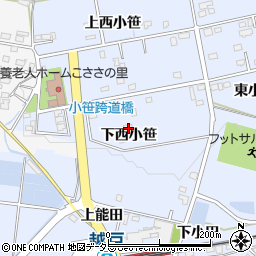 愛知県豊田市越戸町下西小笹82-1周辺の地図