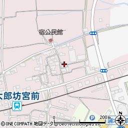 滋賀県東近江市小脇町536周辺の地図