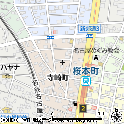 愛知県名古屋市南区寺崎町周辺の地図