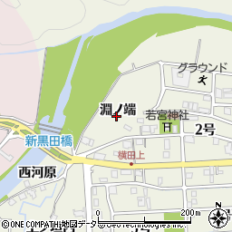 京都府南丹市園部町横田淵ノ端周辺の地図