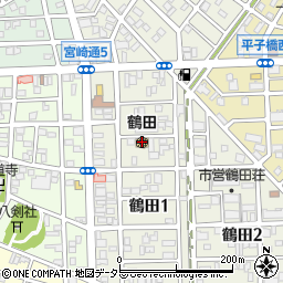 鶴田周辺の地図
