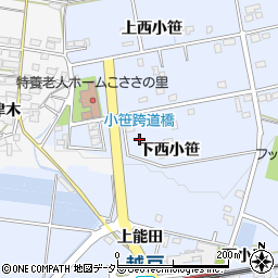 愛知県豊田市越戸町下西小笹70周辺の地図