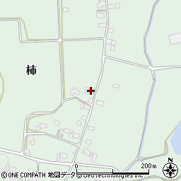 岡山県勝田郡奈義町柿861周辺の地図