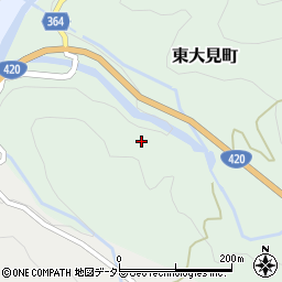 愛知県豊田市東大見町下ノ向周辺の地図