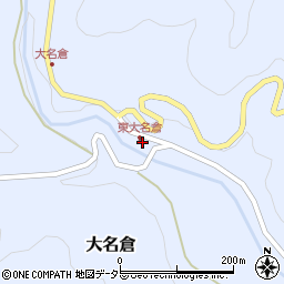 愛知県設楽町（北設楽郡）大名倉（東地）周辺の地図