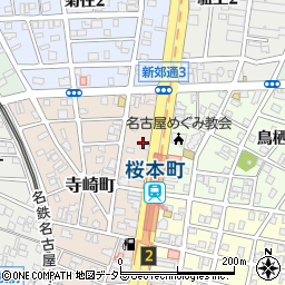 寿司勘周辺の地図