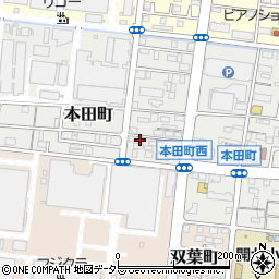 静岡県沼津市本田町12-16周辺の地図