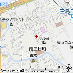 静岡県三島市南二日町7周辺の地図