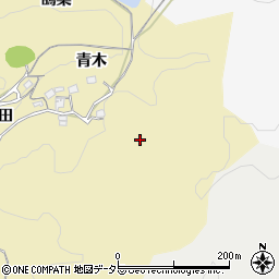 愛知県豊田市手呂町青木周辺の地図