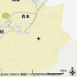 愛知県豊田市手呂町（青木）周辺の地図