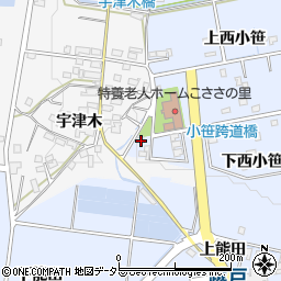 愛知県豊田市越戸町下西小笹60-1周辺の地図