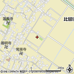 滋賀県野洲市比留田613-1周辺の地図