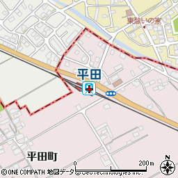 平田駅周辺の地図