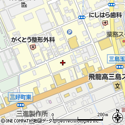 静岡県三島市南町12周辺の地図