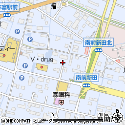 愛知県弥富市鯏浦町（南前新田）周辺の地図